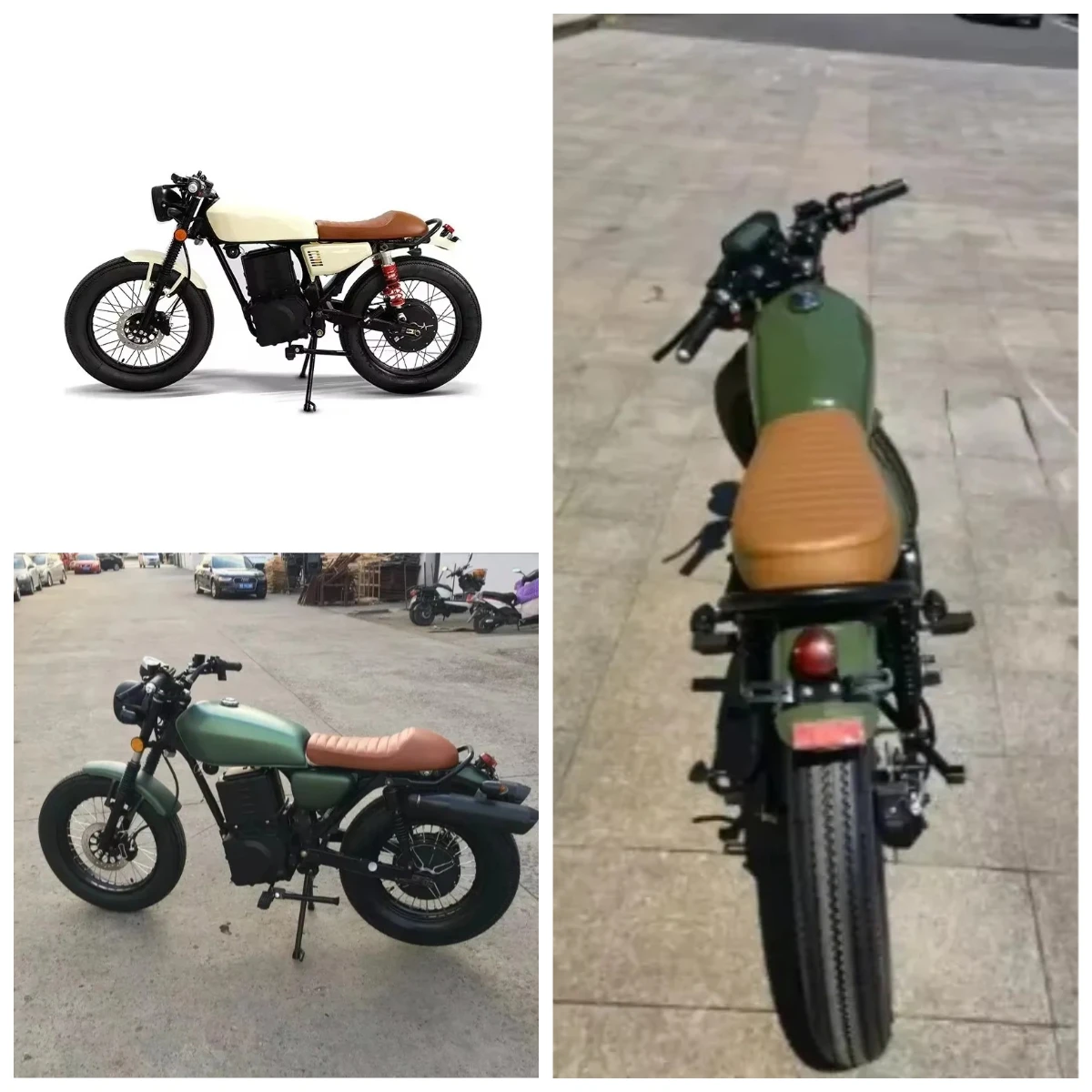 

STROVAN MotorcycleChinese Retro Electric Motorcycles Off-road Retro Motorbike Electric Scooter Electric Bicycle Motorbike