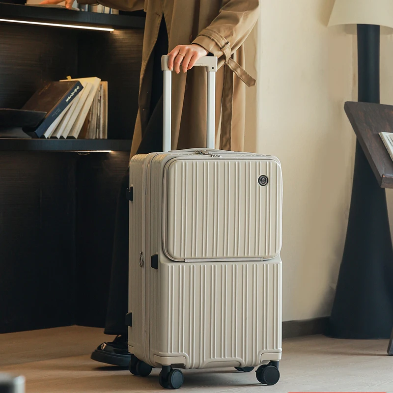 

Expandable Travel Suitcase 30 inch Carrier Large Capacity Luggage Front Opening Laptop Bag 20 inch Carry-on Luggage TSA Lock