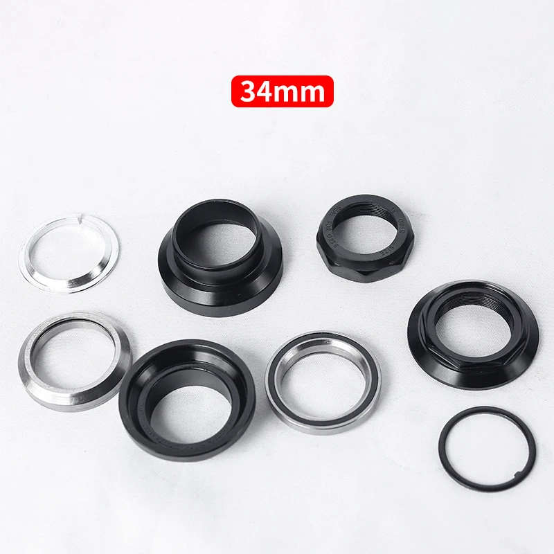 34MM Bike Headset MTB Road Bike Headsets Threadless External Headsets Sealed Cartridge Bearings 1 1/8