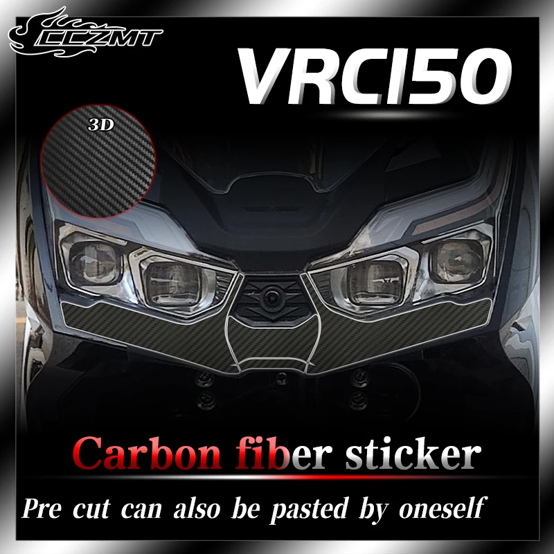 

For DAYANG VRC150 stickers 3D carbon fiber protective stickers car body film decorative stickers waterproof and embossing