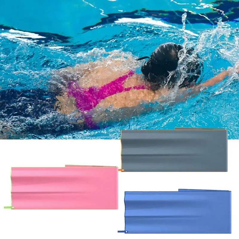 

Полотенца для тренировок в тренажерном зале, пот, пляжный отдых, впитывающая тряпка, портативное мягкое спортивное полотенце для плавания, пляжа, гольфа, тенниса, футбола