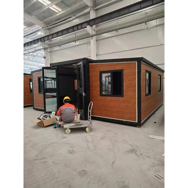 Casa Prefabricada Modular de Lujo Personalizada YG, Modelo Económico de 20 pies/40 pies, Casa Contenedor Expandible en Venta con Paneles Sándwich