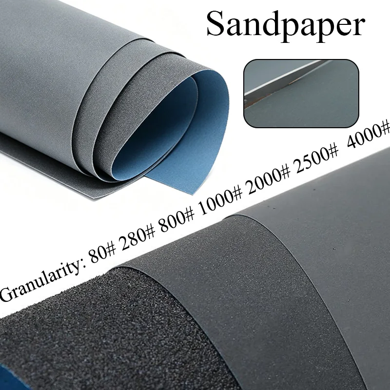 

Набор абразивной наждачной бумаги для влажной/сухой шлифовки, 30/20/10/5 шт., зернистость 80-4000, для дерева, металла, автомобилей, ремонта мебели