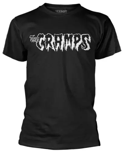 Officially licensed The Cramps Logo Mens Black T Shirt The Cramps Classic Tee