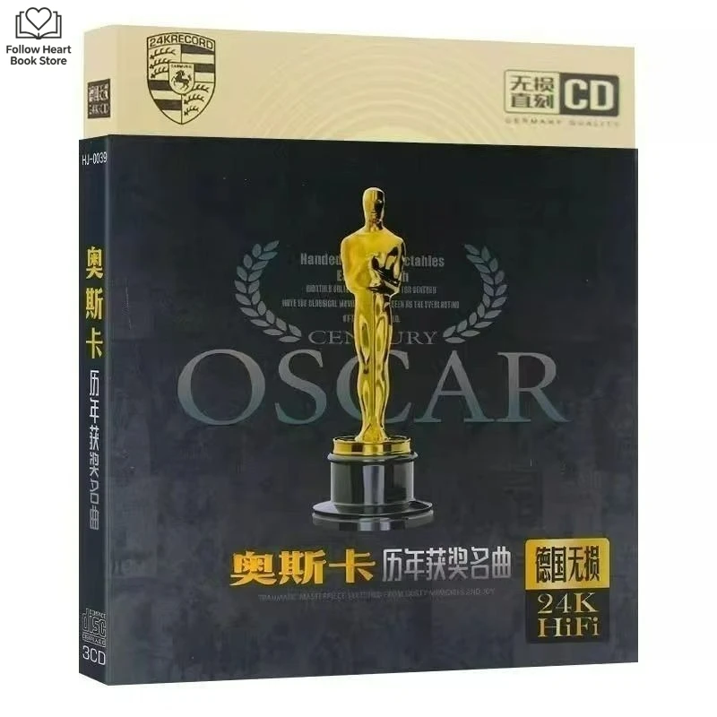 Eine Sammlung klassischer Western-Lieder, 3 CDs, Musik-CD für das Auto, Discs für den Heimgebrauch, FH Store