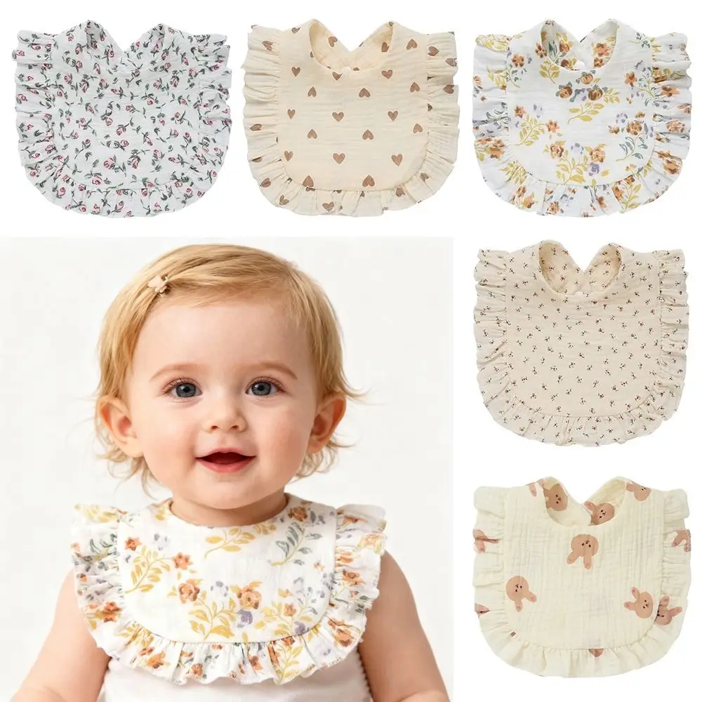 أزياء القطن الوليد المرايل الملونة ماصة تغذية الطفل مريلة مادة لينة الرضع ملابس التجشؤ الطفل الاشياء #3