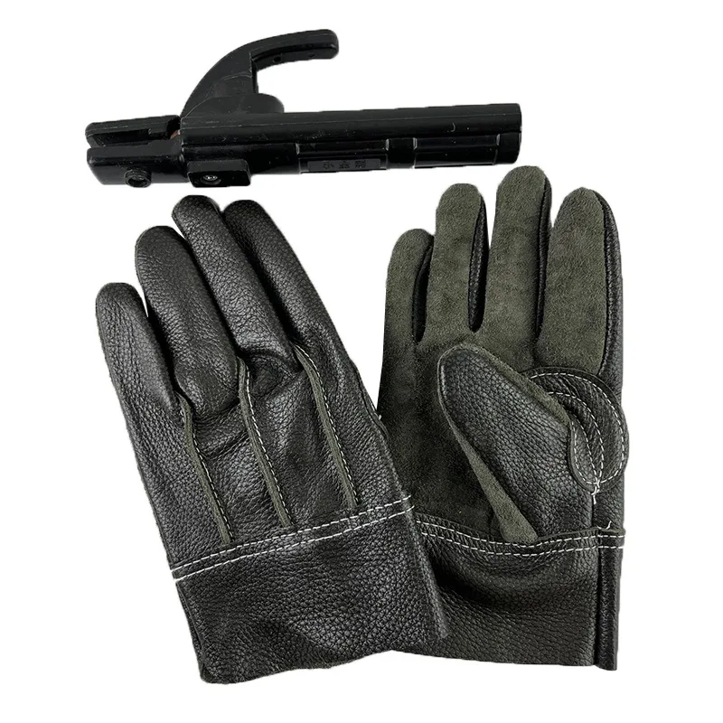 

Outdoor Protective Gloves Cowhide Heat Insulation Anti-cutting Anti-thorning Camping Mountaineering Gradening Prunning Welding