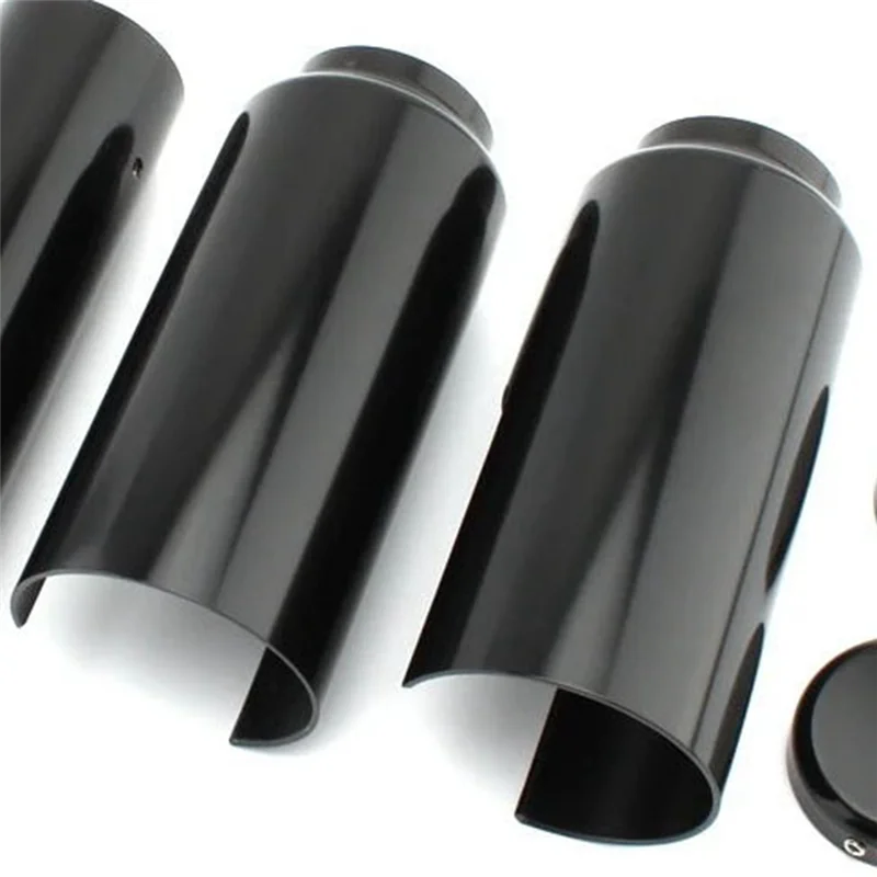 

AB96-Upper Lower Fork Cover Tubes And Caps Kit Compatible With For Davidson Dyna FXD 2006-2017
