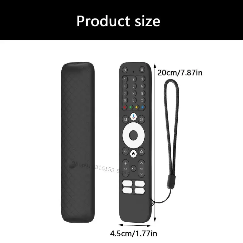 Protector Cover Skin Friendly Case for Homatics Box R 4K Remote Control Case Skin Sleeve with Lanyard Shockproof