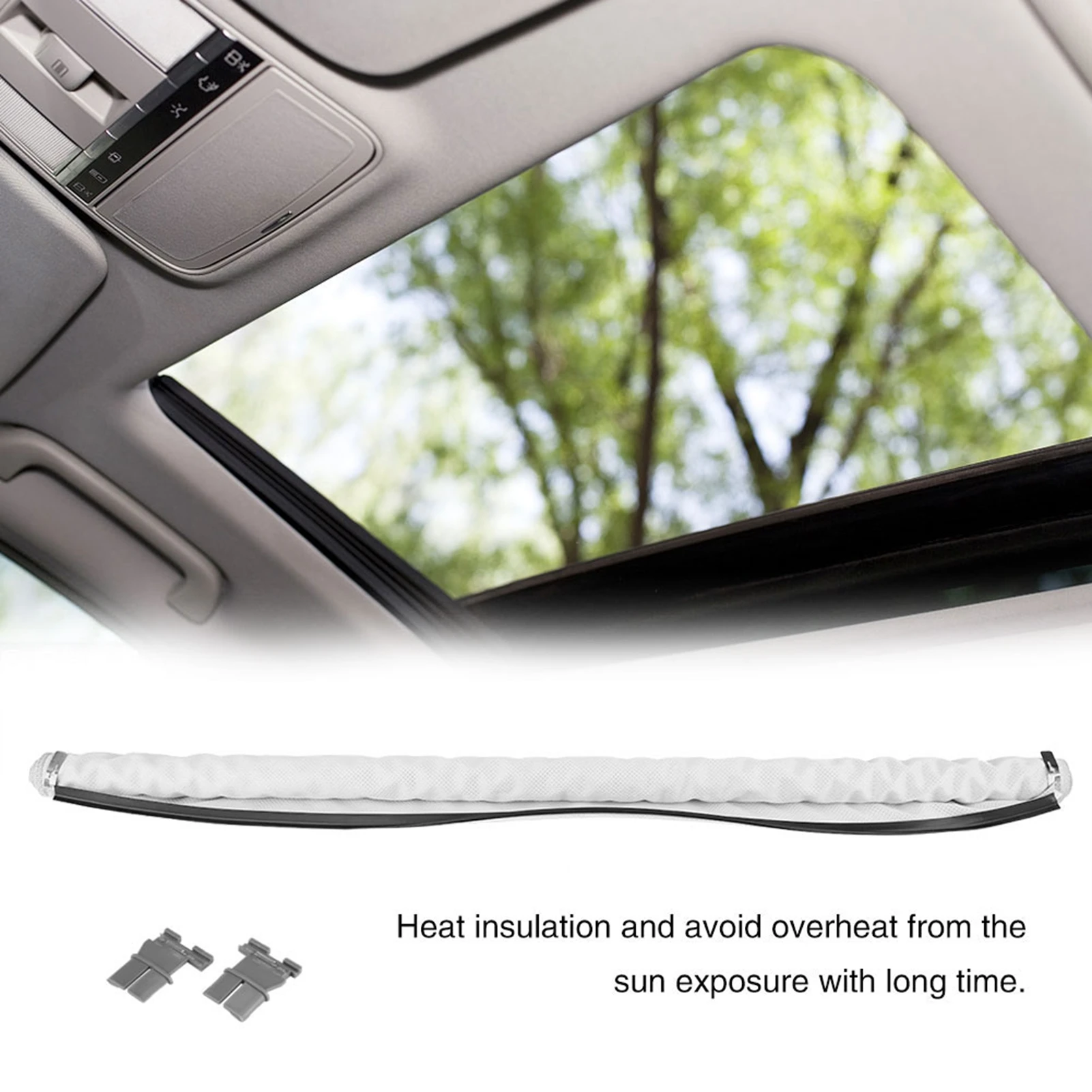 

Sunroof Sunshade Sunroof Sunshade Curtains Car Sunroof Sunshade Curtains Skylight Shutter for 1K9877307A