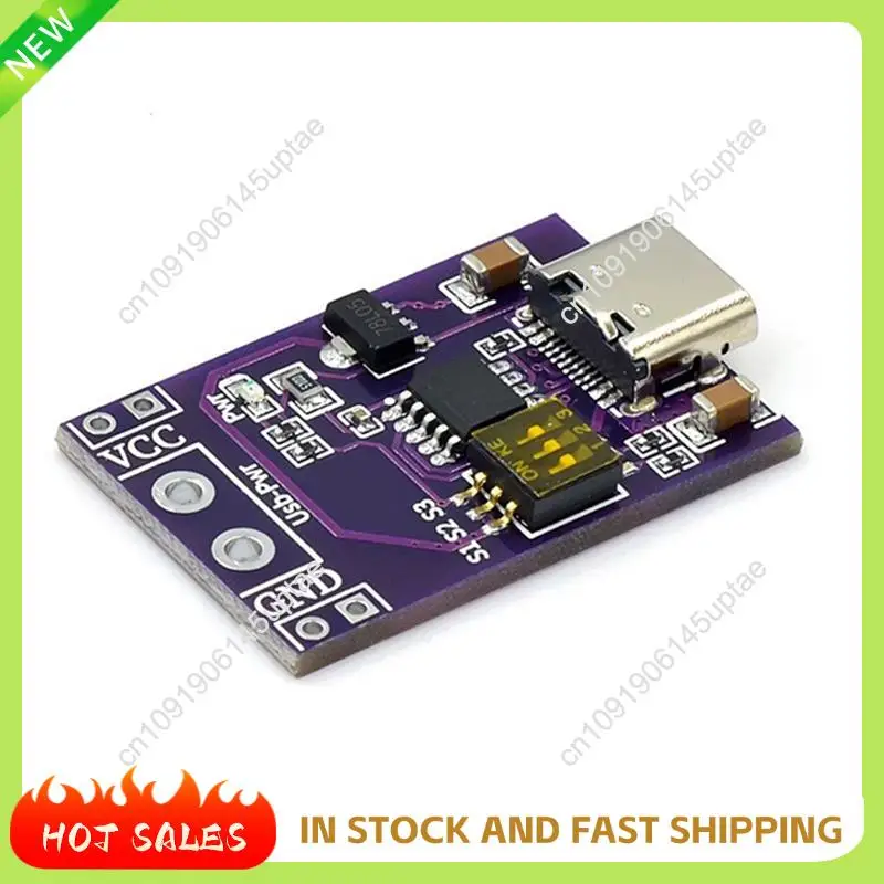 N88R 3Pcs Type-C QC PD2.0 PD3.0 To DC Spoof Fast Charge Trigger Poll Detector USB-PD Notebook Power Supply Change Board