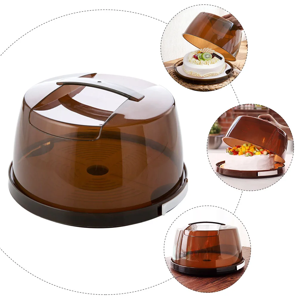

Fresh Cake Box Storage Container Double Layer Coffee Food Grade Pp Resin Plastic