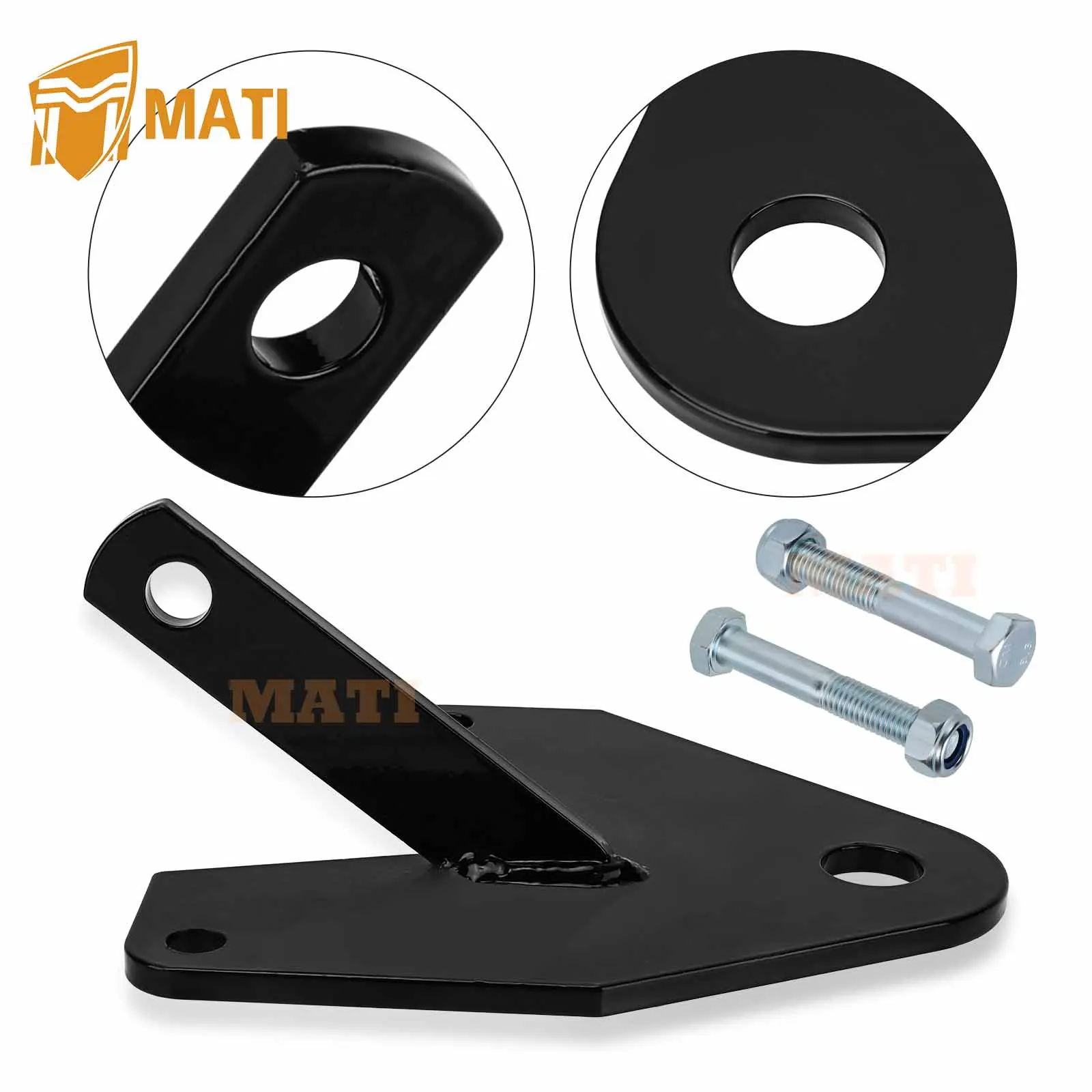 M MATI Heavy Duty Trailer Hitch Receiver Ball Mount for Honda ATV Recon 250 TRX250 1997-2023