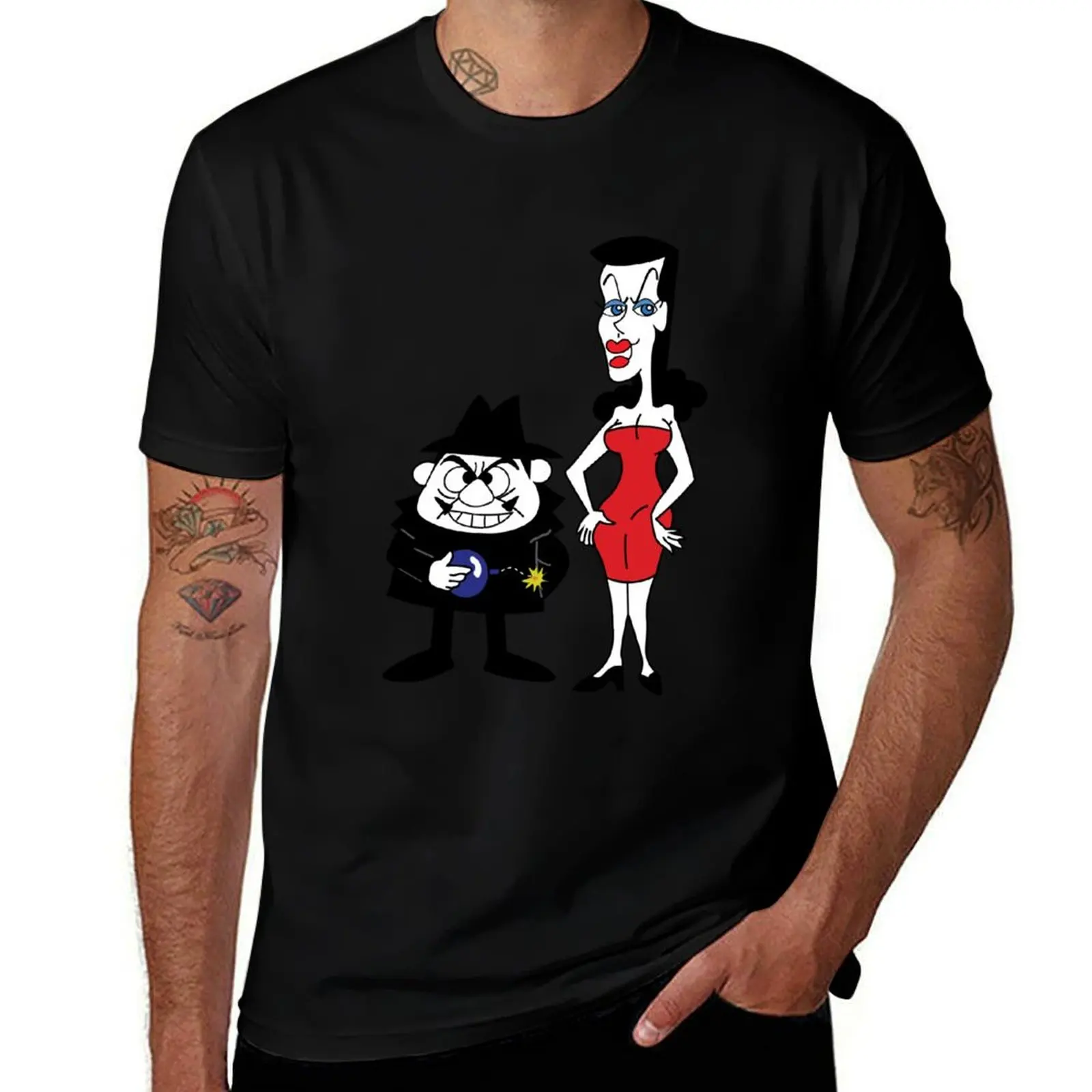 

Boris and Natasha T-Shirt cotton t shirts man 100% t shirts for man pack cotton man graphic t shirt T-shirt