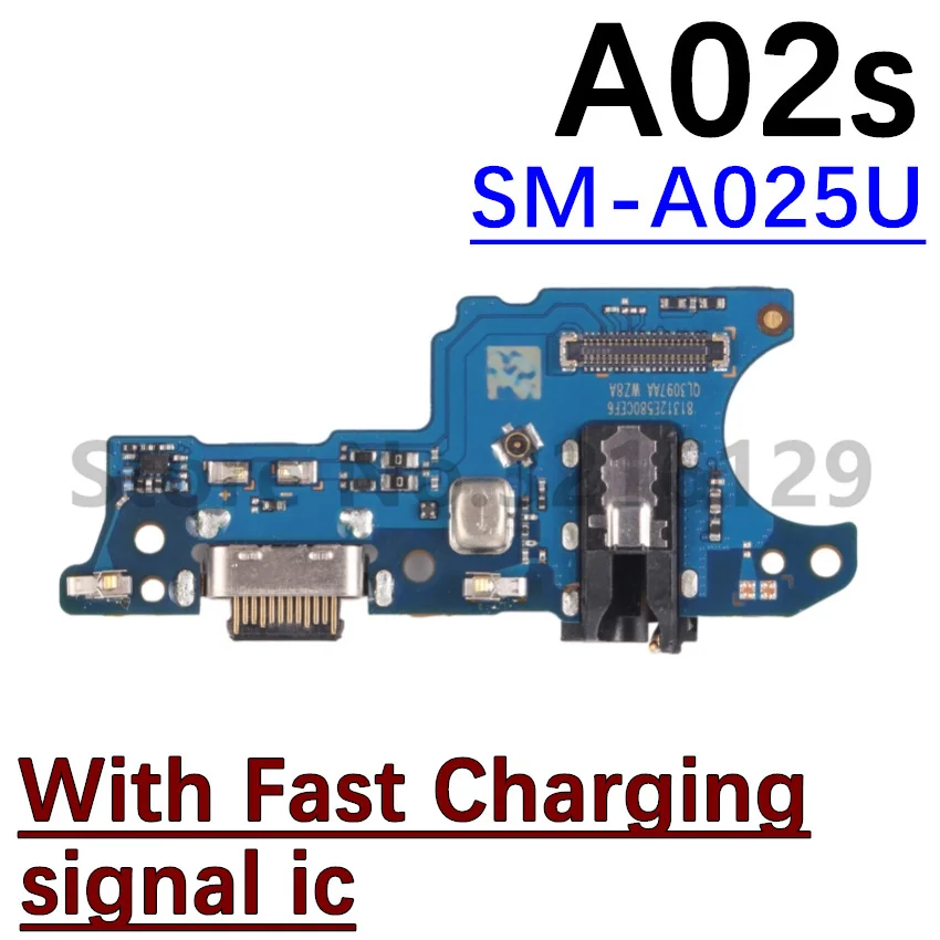 For Samsung Galaxy A22 4G/5G A02 A02s A12 A127 Dock Connector USB Charger Charging Port + Mainboard Main Mother Board Flex Cable