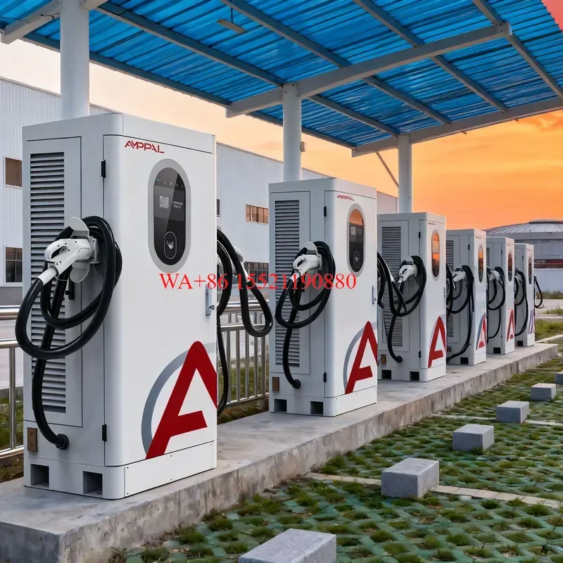 WMWMNU for AMPPAL New 60KW-160KW Easy Installation Quality Reliable Floor-mounted CCS Charger Home Commercial EV Charging