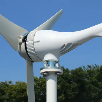 Lehký generátor větrných turbín s horizontální osou 3000W 5000W 8000W 12V 24V 48V 3fázový střídavý proud, větrný mlýn s nízkou rozběhovou rychlostí pro domácí použití 10 nejlepší prodej Větrný generátor o výkonu 5000 W - №3