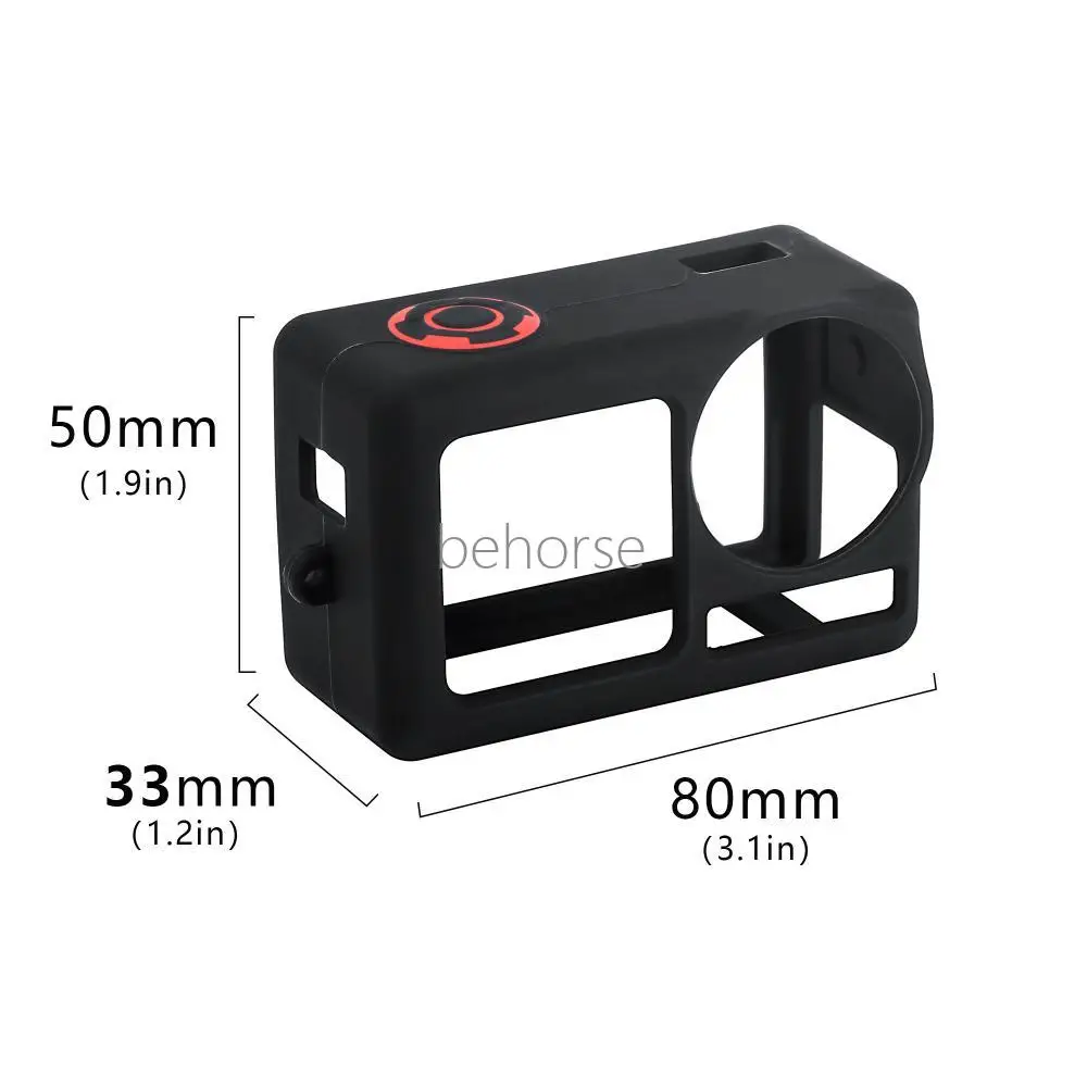 Silicone Protective Cover For DJI OSMO Action 5 Pro Case Lens Shockproof Camera Case with Lanyard For Action 5 Pro Accessories