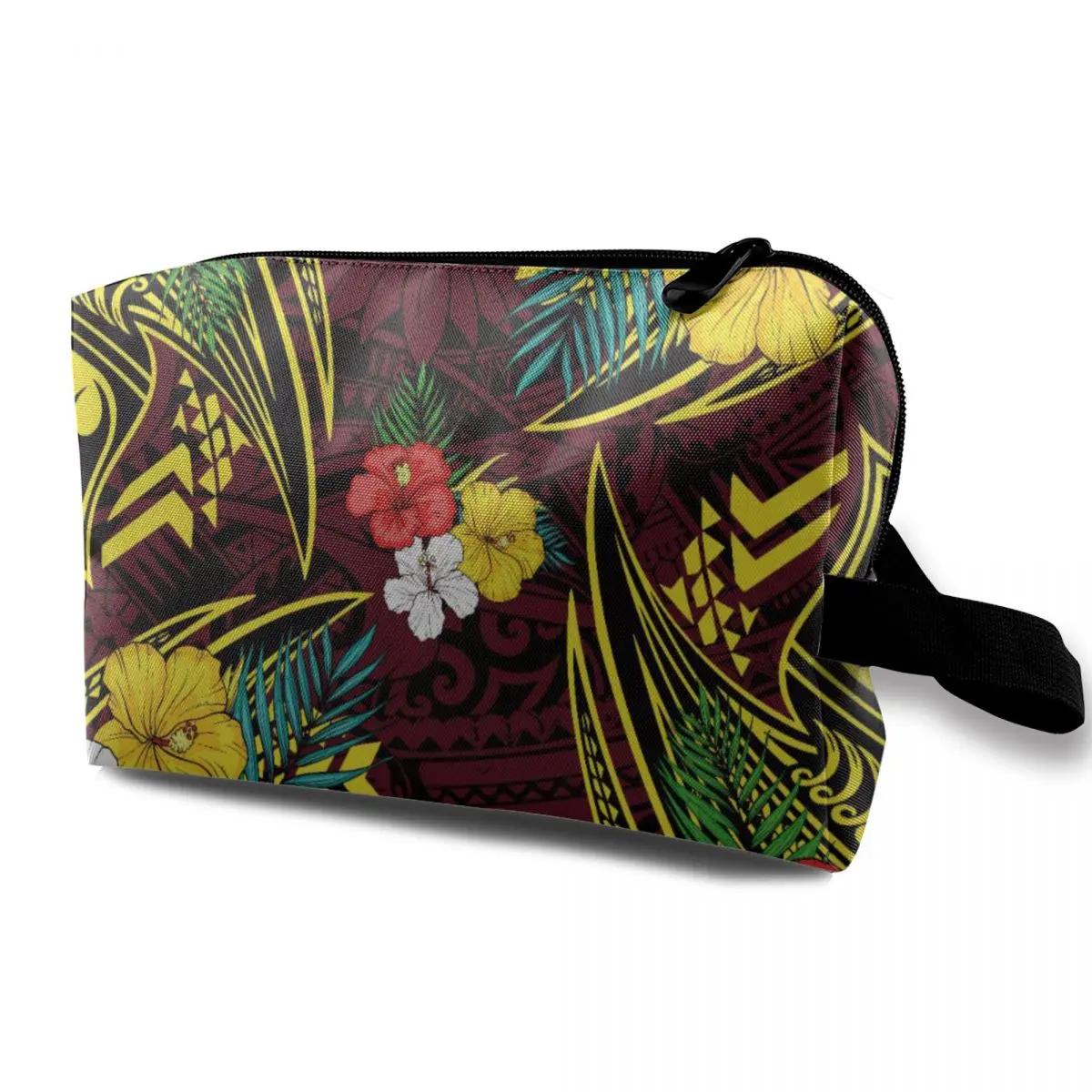 NOISYDESIGNS Outdoor Makeup Bag Polynesian Tribal Designer Women Cosmetic Bag Female Toiletries Organizer Waterproof Storage Bag