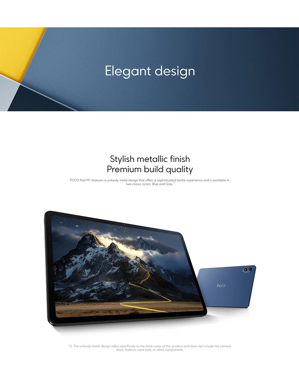 POCO Pad M1 Tablet 12.1" 2.5K 120Hz Display Snapdragon 7S Gen 4 Processor 12000mAh Battery Xiaomi HyperOS 2 System