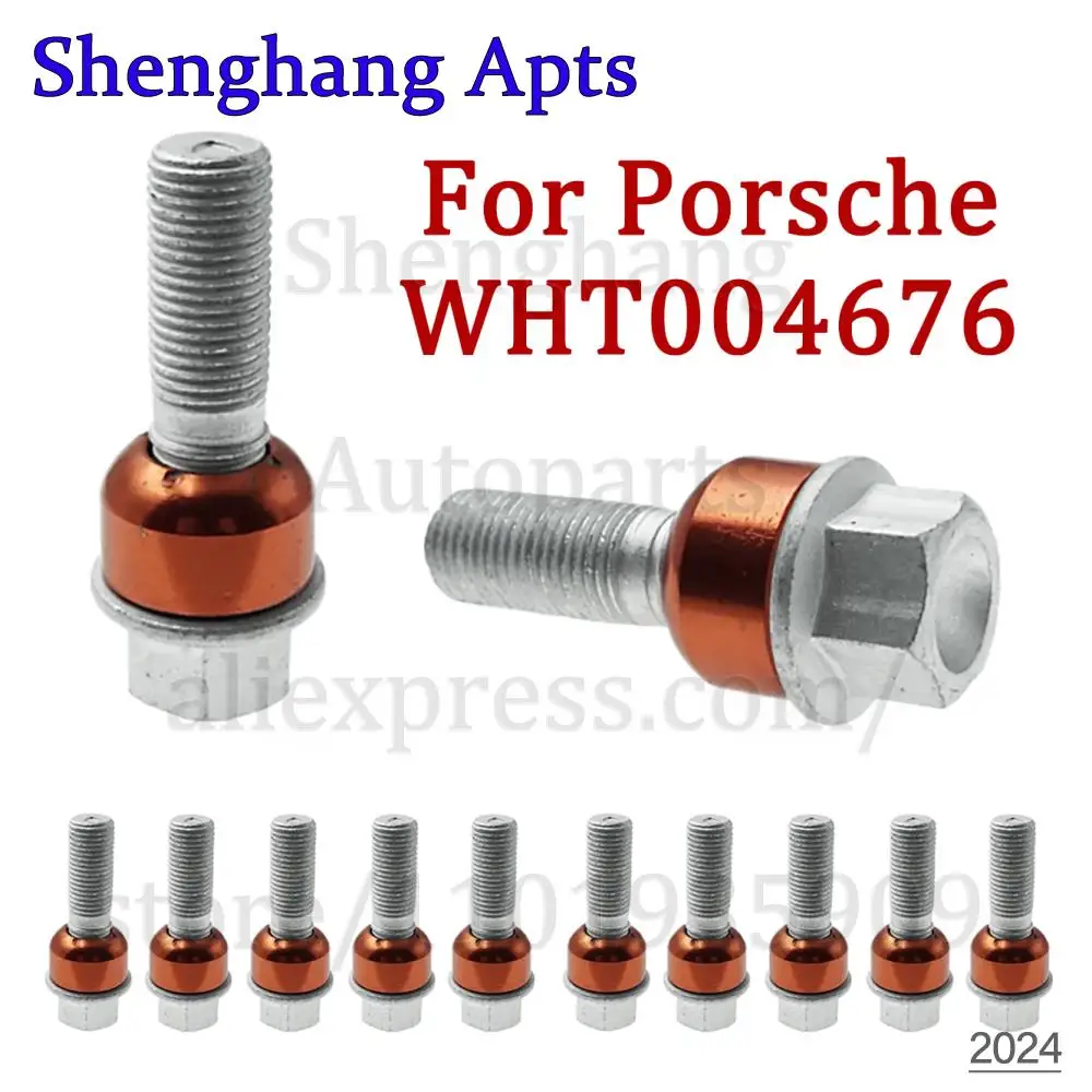 New M14*1.5*49 Wheel Lug Bolt For Porsche Cayman Panamera Boxster Cayenne 911 991 997 970 987 9YB 92A 9YA  WHT-004-676,WHT004676