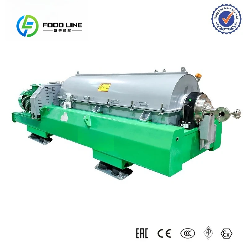Customized Horizontal Screw Decanter Centrifuge for Drilling Mud Sludge and Industrial Wastewater Treatment