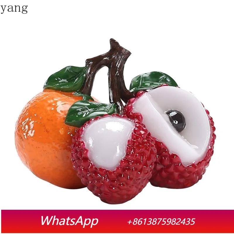 

CX color-changing lychee orange tea pet creative ornament boutique can raise personalized tea play