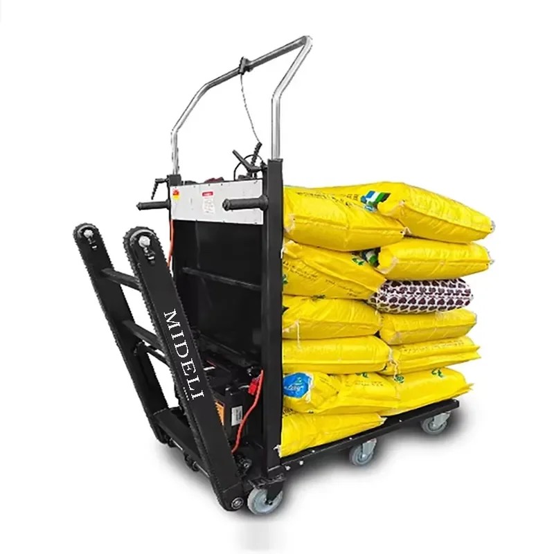 300kg Electric Four-Wheel Platform Stair Climber for Narrow Stairs & Complex Terrain No Elevator Required OEM Accepted