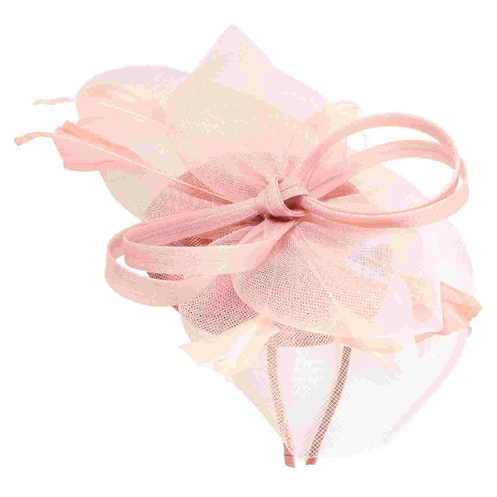 

1 pcs Lace Mesh Headband Fascinator Hat Women Tea Party Banquet Wedding Gauze Bridal Headwear Fascinators for Cosplay Parties