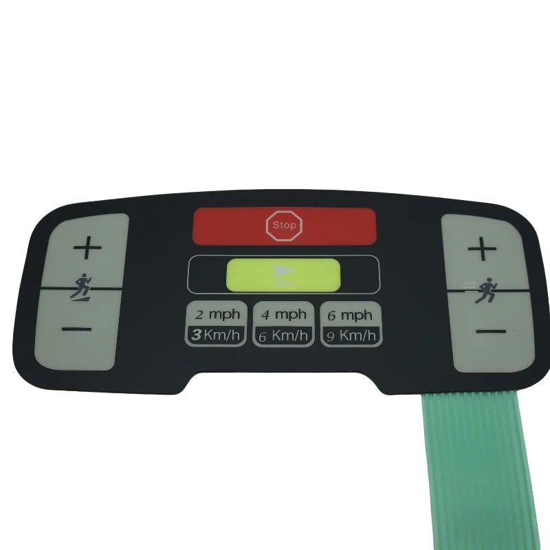 Suitable for Lijian treadmill 95T film button, button failure repair accessories 12-pin film button