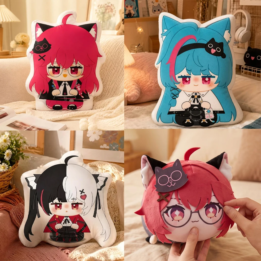 30CM Neverness to Everness Lacrimosa Nanally Coluccis Plush Pillows Mint Cosplay Stuffed Cushion Room Decoration Christmas Gift