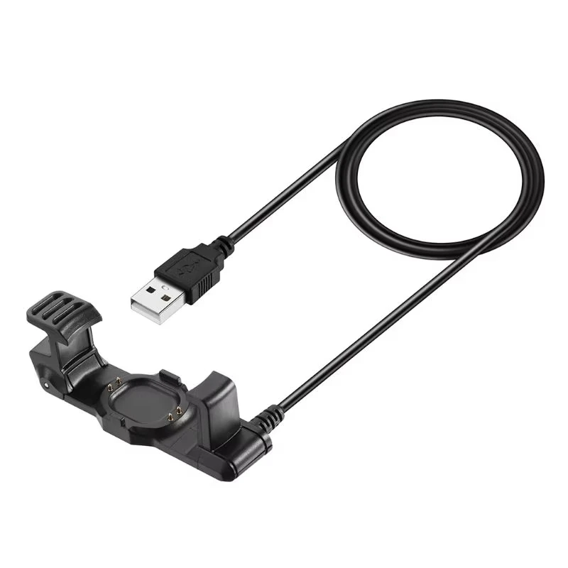 Cargador de base de carga USB, fuente de alimentación, Cable de transferencia de datos, adaptador de Cable de línea portátil para reloj inteligente Garmin Forerunner 225