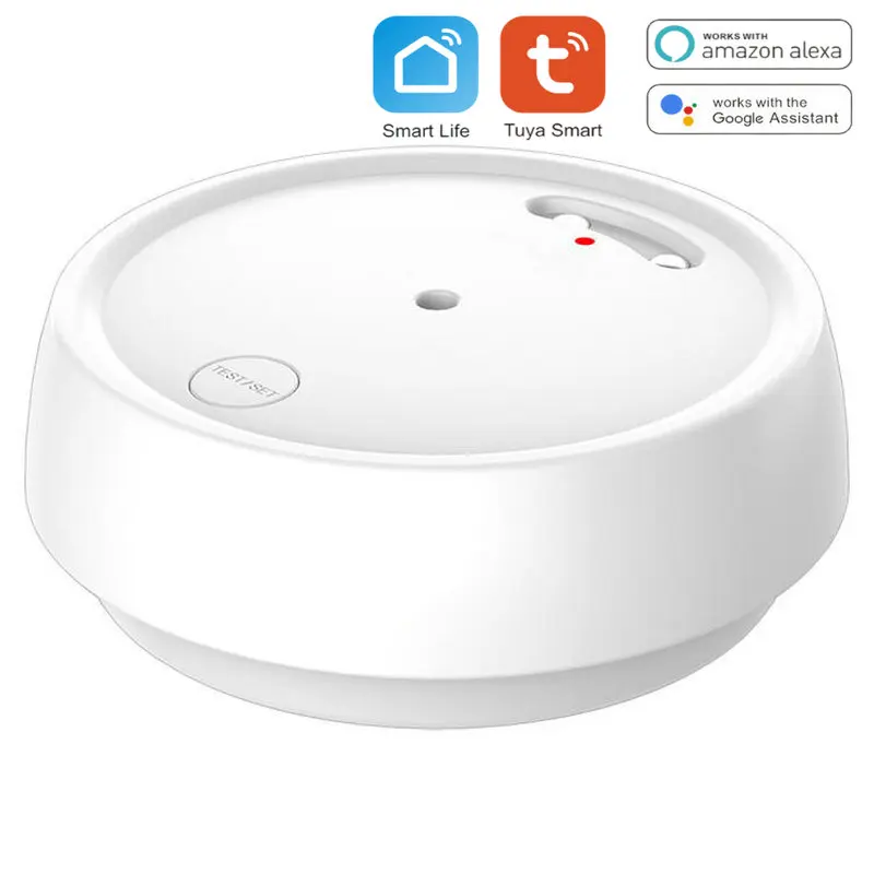 Waterproof CE Certified Zigbee/WiFi Wireless 433 Mobile App Remote TUYA Low Water Level Leakage Detection Alarm Device with 80dB