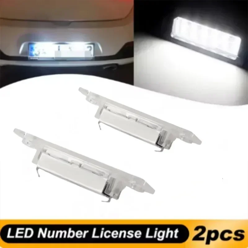

LED License Number Plate Light Lamps Car Lamp for Skoda SuperⅠ2002-2008 VW Passat Cimousint Touran Golf Caddy Jetta MK5 T5 S