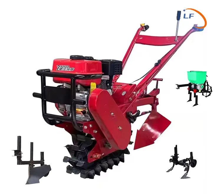 Small Plough Machine Cultivator and Diesel Engine Mini Self Propelled Power Tiller Rotary Cultivator