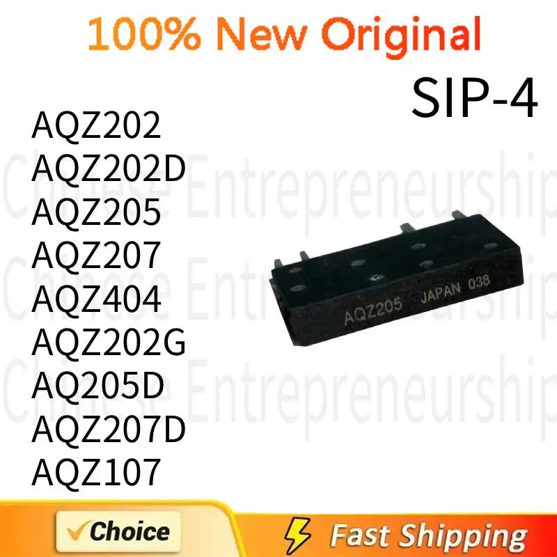 1 PCS SIP-4​ AQZ202 AQZ202D AQZ205 AQZ207 AQZ404 AQZ202G AQ205D AQZ207D AQZ107 SIP-4​ Optocoupler relay 100%Quality Original