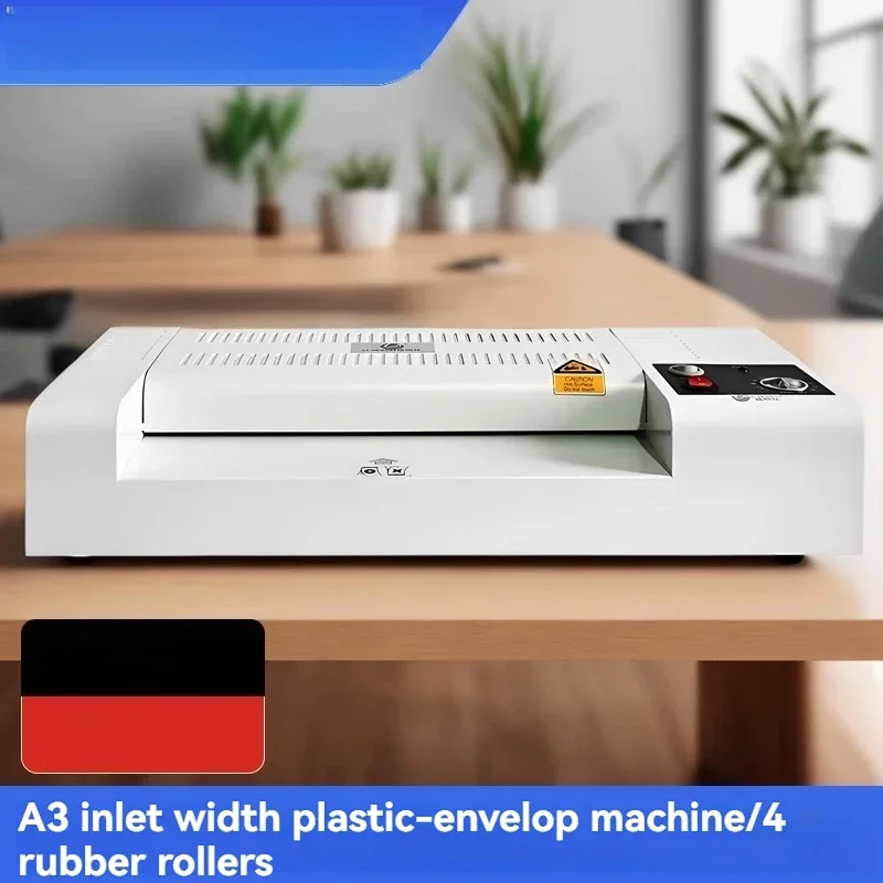 Photo laminator, document laminator, U-430H, plastic sealing machine, image lamination, metal casing, A3
