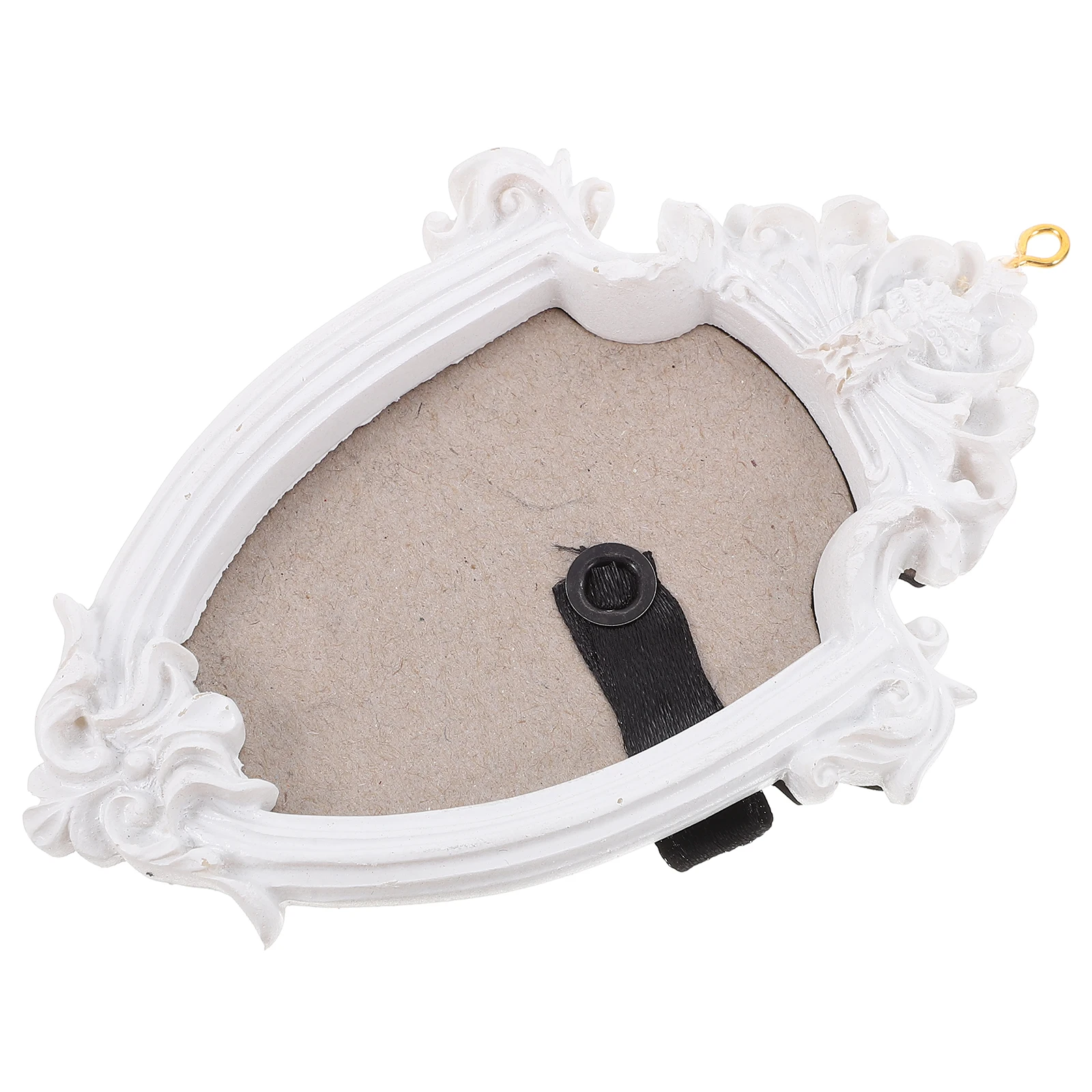 

Christmas Tree Photo Frame Retro 3D Embossed Hanging Photo Frame Ornament for Xmas Holiday Halloween Party White