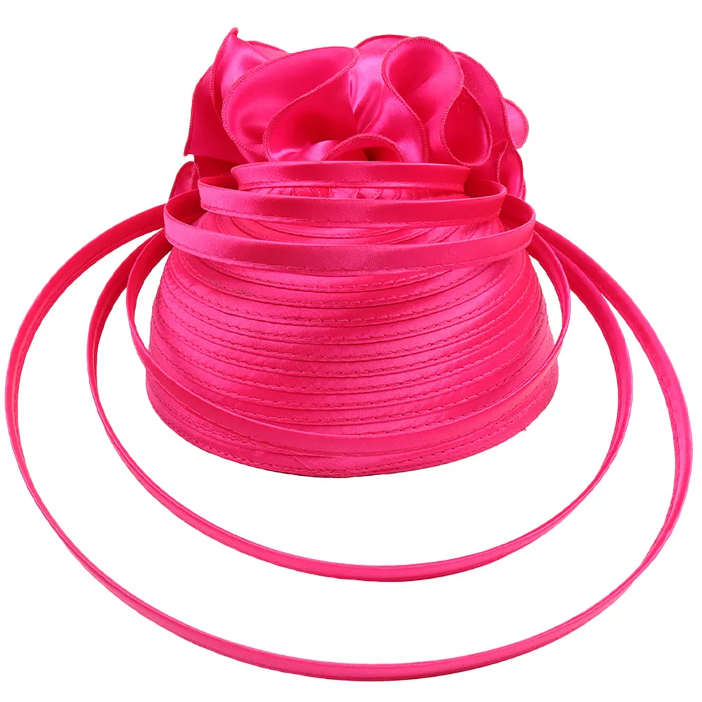 

Элегантный эффектный головной убор-фасцинатор для женщин, устойчивый к выцветанию, шикарная повязка на голову для свадьбы, чаепития, банкета, свадебный головной убор