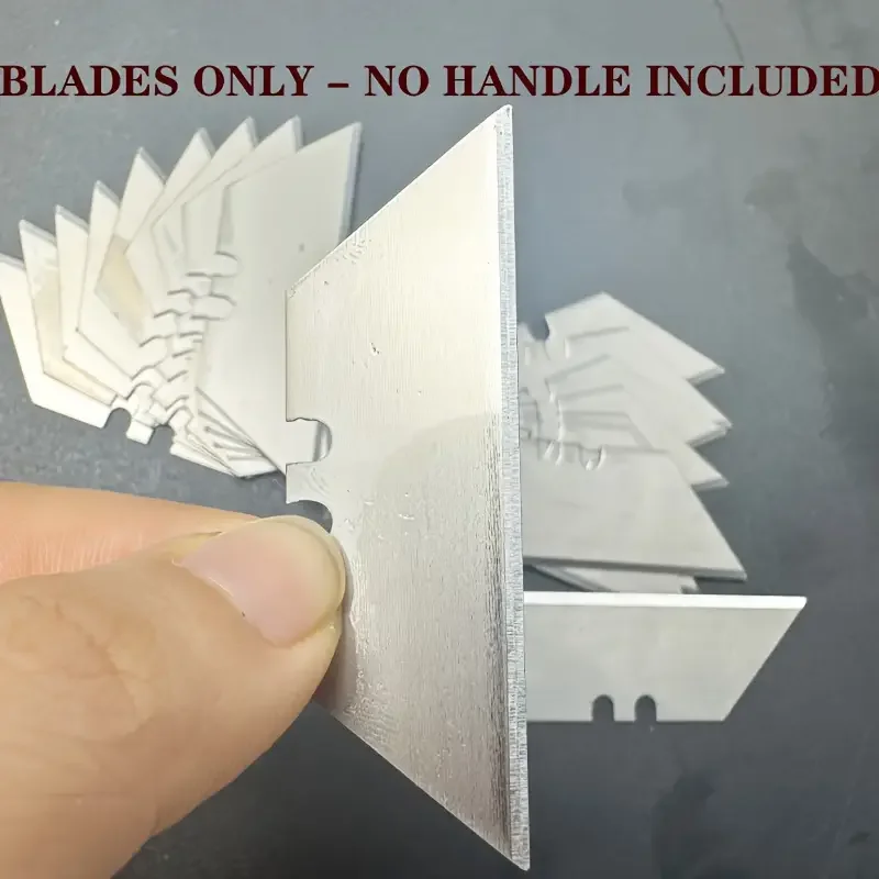 20 قطعة شفرة شبه منحرفة احترافية - شفرة قطع بديلة من الفولاذ المقاوم للصدأ شديدة التحمل، مناسبة لمعظم مقابض الأدوات #2