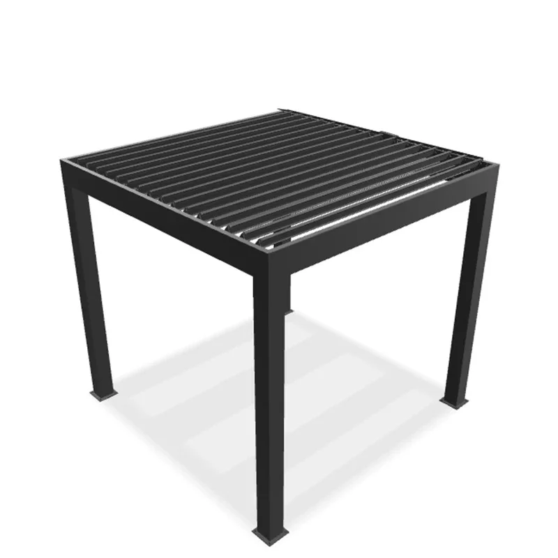 Factory Garden Standing Waterproof Motorized Louver Pavilion Gazebo Proof Custom Bioclimatic Aluminium Pergola