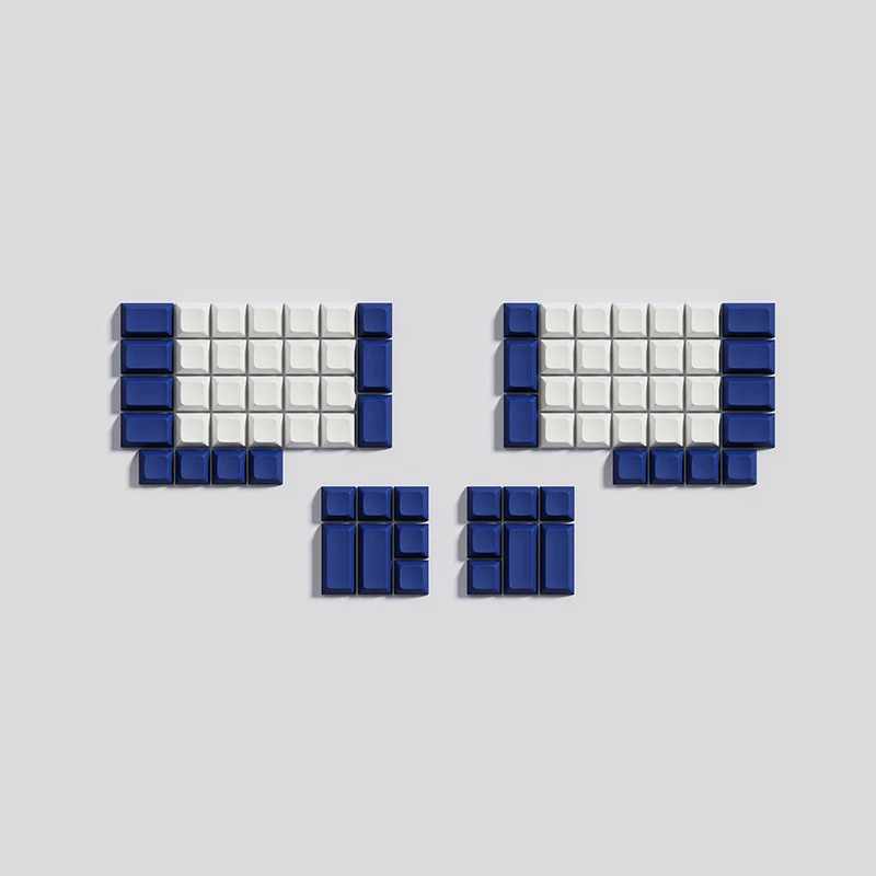 ErgoDox Keycap Custom DSA Profile 75 Keys Ergo Split Keyboard Keycaps PBT Artisan Key Caps Mechanical Keyboard Game Accessories