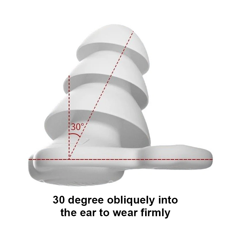 Anti Noise Silicone Earplugs Swimming Ear Plugs Isolation Interference For Work Sleeping Surf Soft Comfort Ear Protector