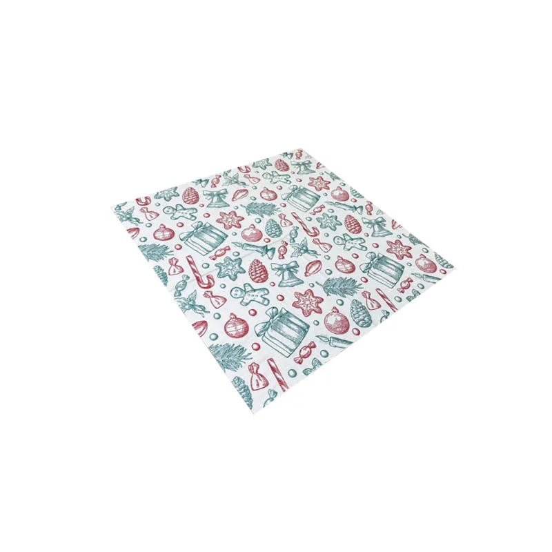 10/20 قطعة 33 سنتيمتر 2 طبقة جديد عناصر عيد الميلاد المناديل هدايا عيد الميلاد المطبوعة ورق للاستعمال مرة واحدة وجبة منصات DIY Decoupage ورقة