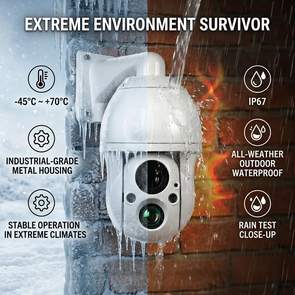 

IR6 2000M Laser IR PTZ Security Camera 4K 30X Optical Zoom Night Vision Outdoor Industrial CCTV