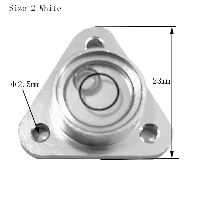 Metal Electronic Scale Triangular Spirit Level Bubble Universal Flange Leveling Bead for SDLS MTL Balance 1PCS