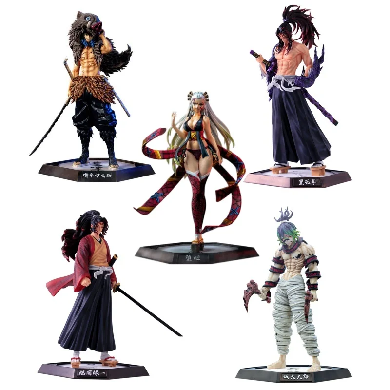

30cm Demon Slayer Figures Hantengu Anime Figure Himejima Gyoumei Figurine Kimetsu No Yaiba Tomiokagiyuu Statue Gk Pvc Toys Gift