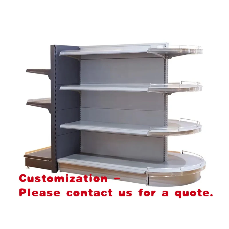custom.Double Sided Supermarket Gondola Shelving Shelves Retail Store