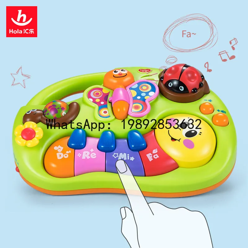 เปียโนนิ้วมือเสริมพัฒนาการ ของเล่นดนตรีอิเล็กทรอนิกส์สำหรับเด็ก 6-12 เดือน