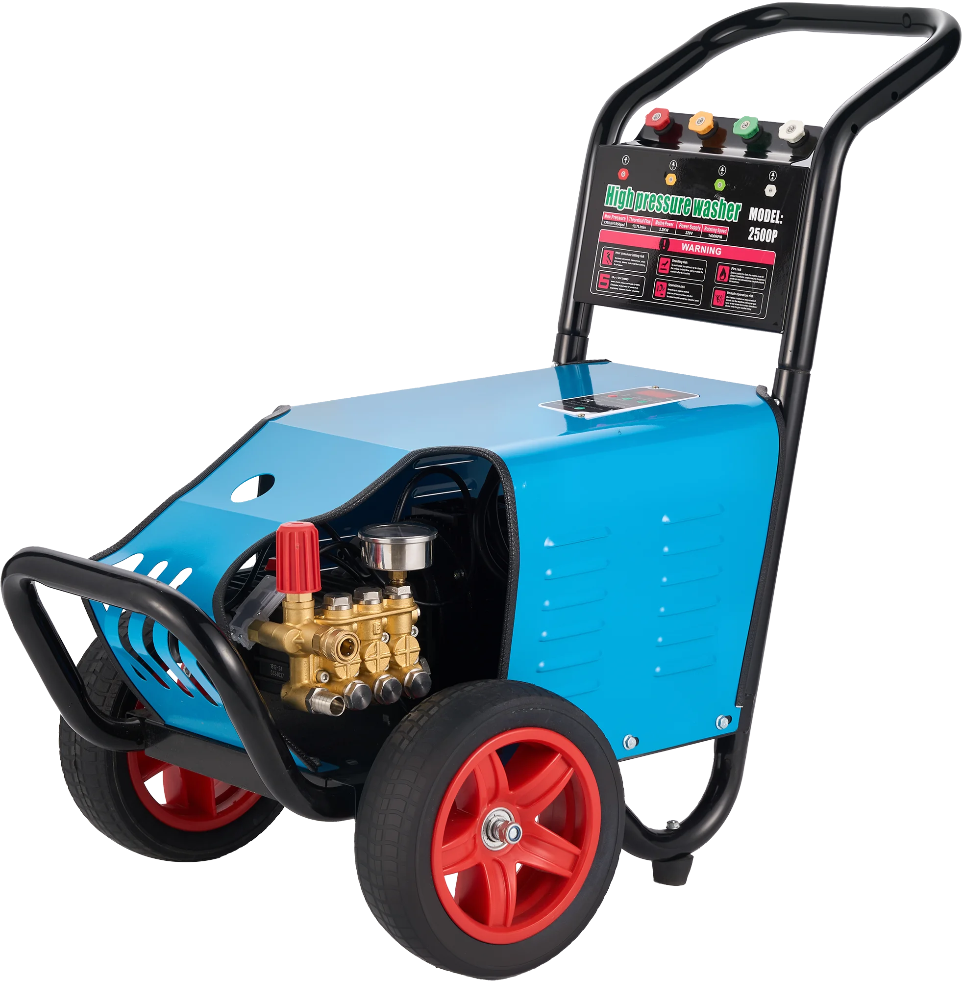 CC-3600 150BAR 4.0KW HIGH PRESSURE CLEANING MACHINE HIGH PRESSURE CAR CLEANER ELECTRIC COLD WATER CLEANING Stainless Steel 1